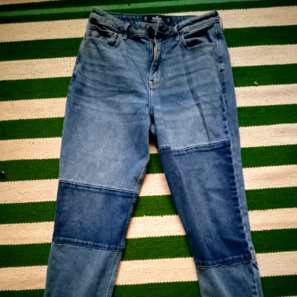 Hollister patchwork jean